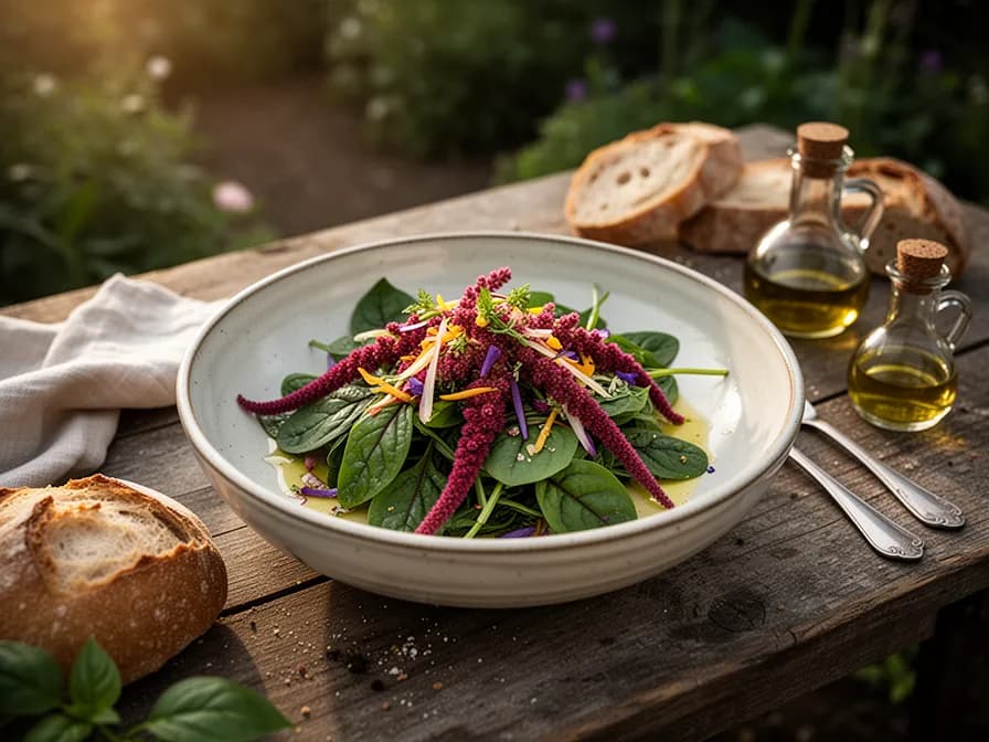 Garlic Stir-Fried Amaranth Greens