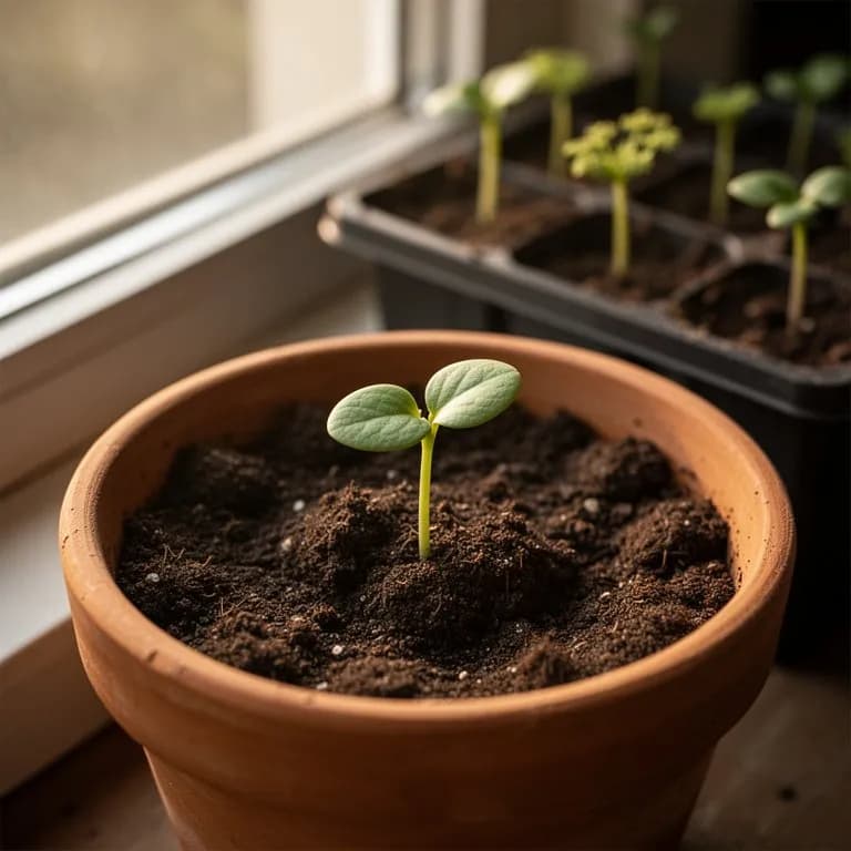 Angélica (medicinal) - Germinación de la semilla