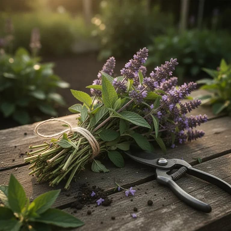 Mantequilla de flores de agastache anisado