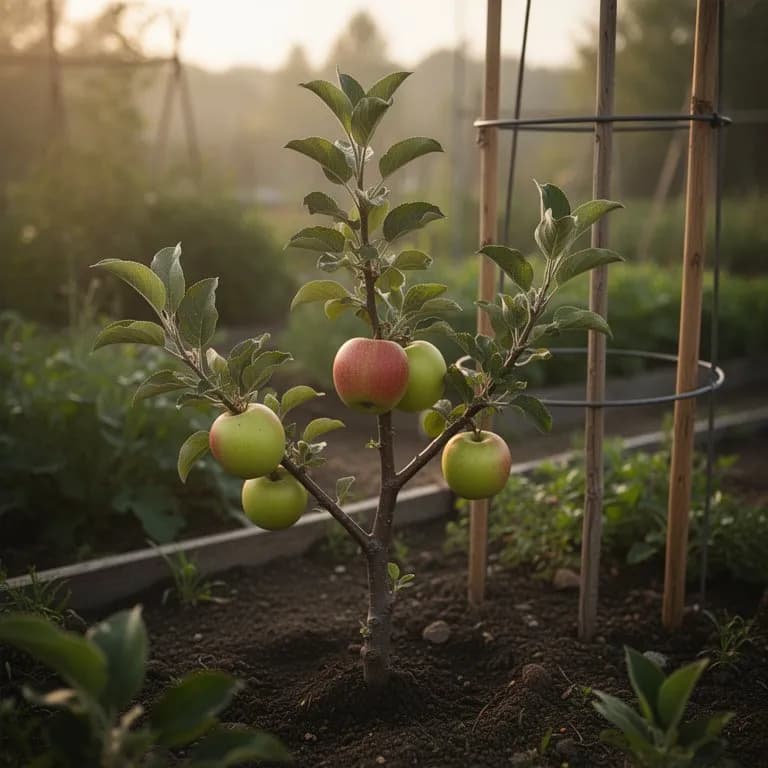 Braeburn-Apfel - Ruhe und Etablierung