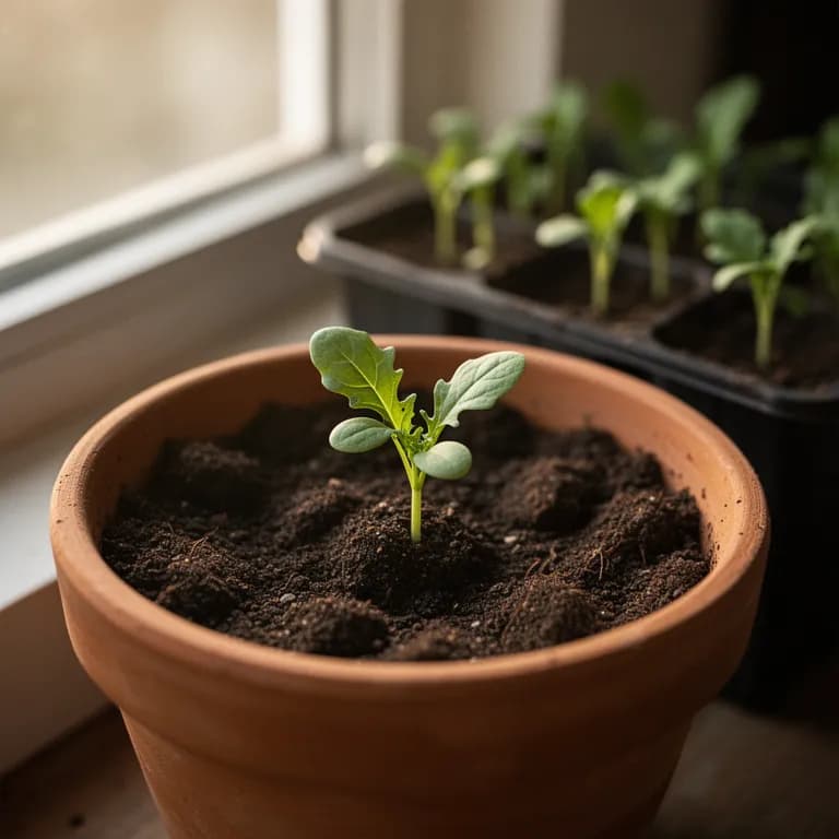 Rucola - Keimung