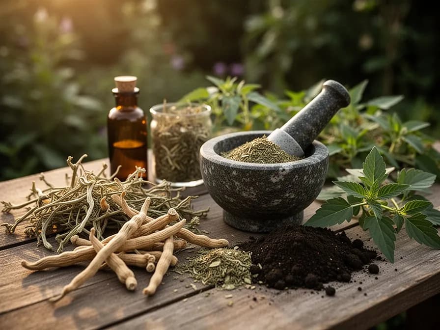 Goldene Ashwagandha-Mondmilch