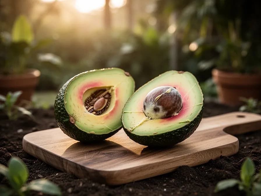 Ausgewachsener Avocadobaum mit dichter Krone
