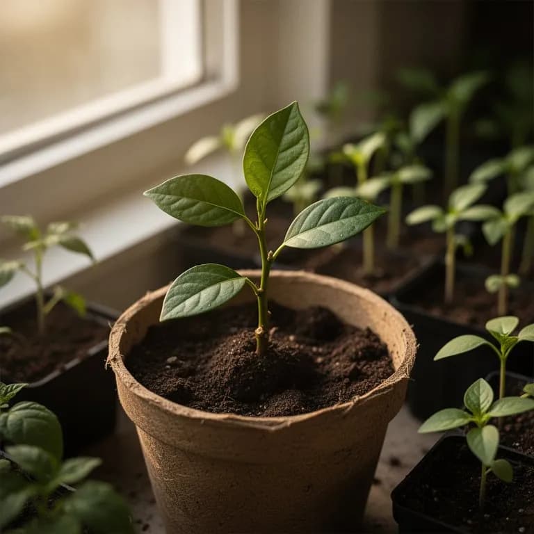 Aguacate - Germinación de la Semilla