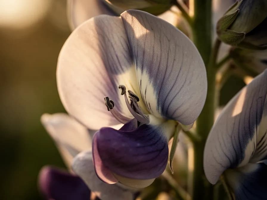 Baptisia Natürliches Blaues Färbebad