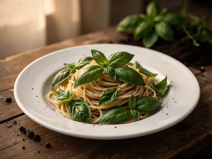 Pesto clásico de albahaca napolitana