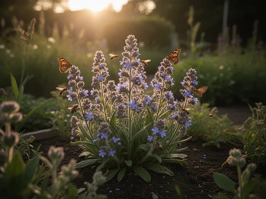 Brunnera Leaf Print Garden Markers