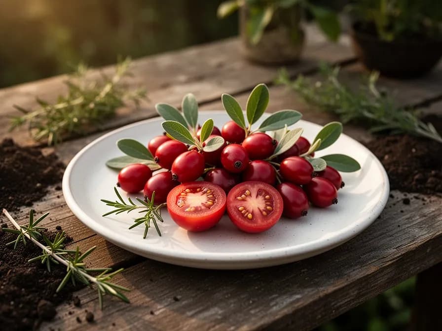 Büffelbeeren-Vinaigrette