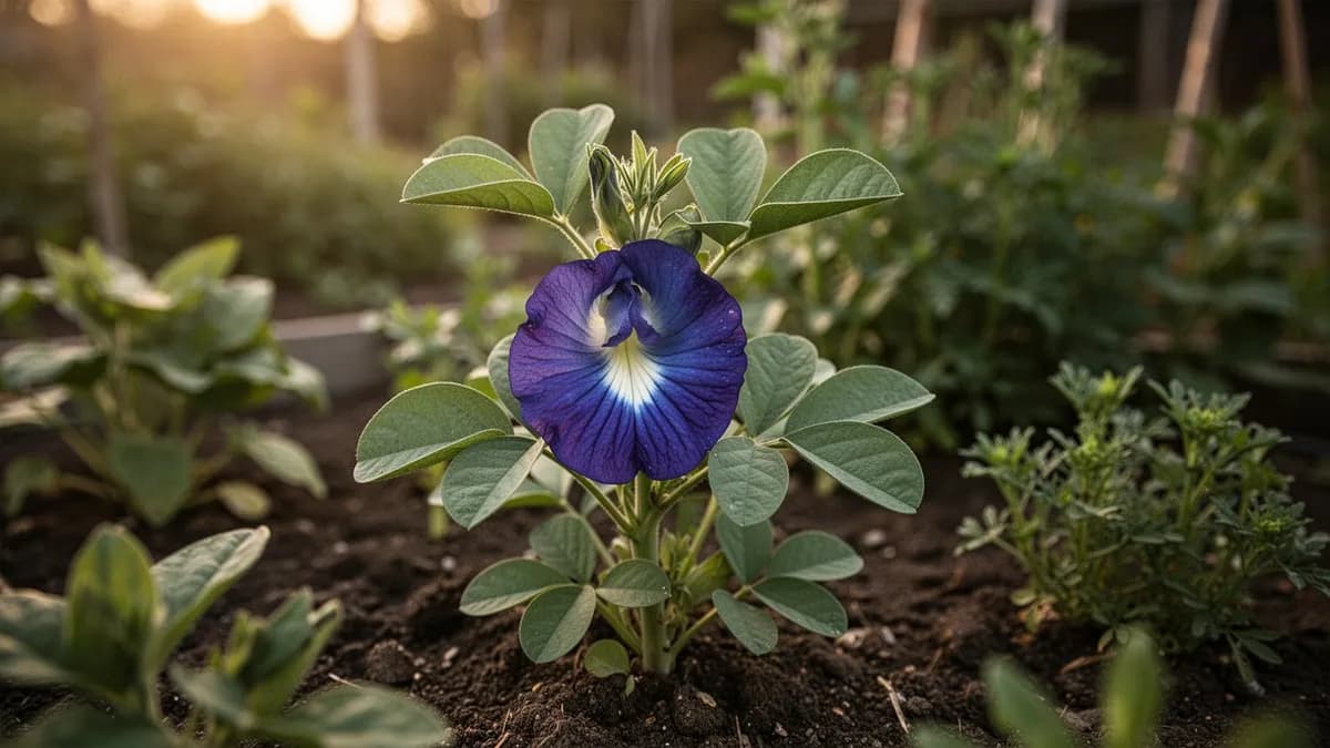Blaue Klitorie