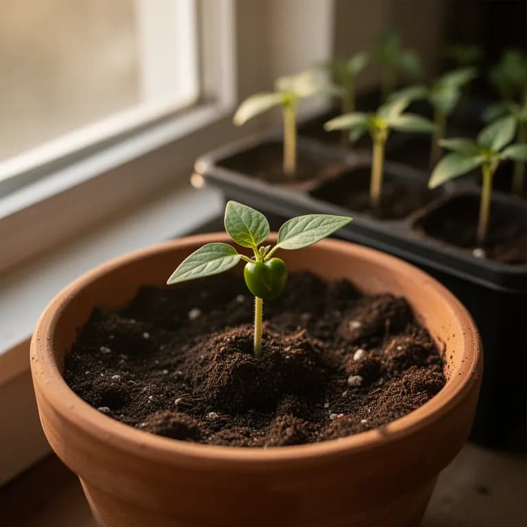 Developing butternut squash