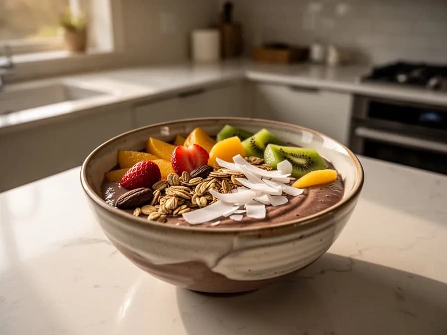 Trufas energéticas de cacao crudo y dátiles