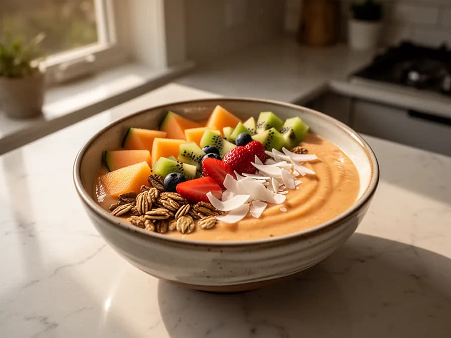 Cremiger Cantaloupe-Smoothie