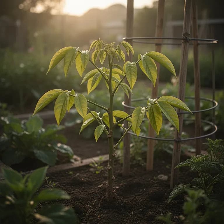 Carambola - Germinación de la semilla y establecimiento de la plántula