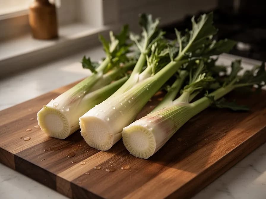 Geschmorte Karde mit Parmesan