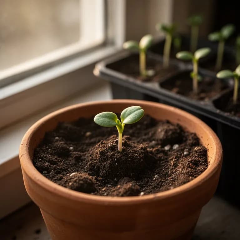 Hierba Cupido - Germinación de la semilla