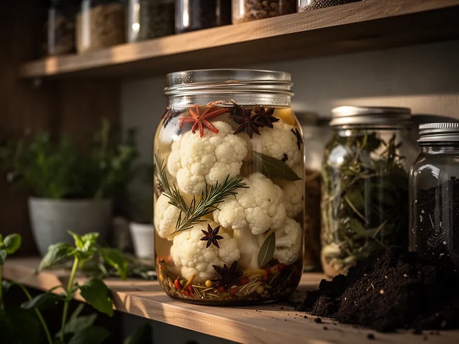Salteado de arroz de coliflor