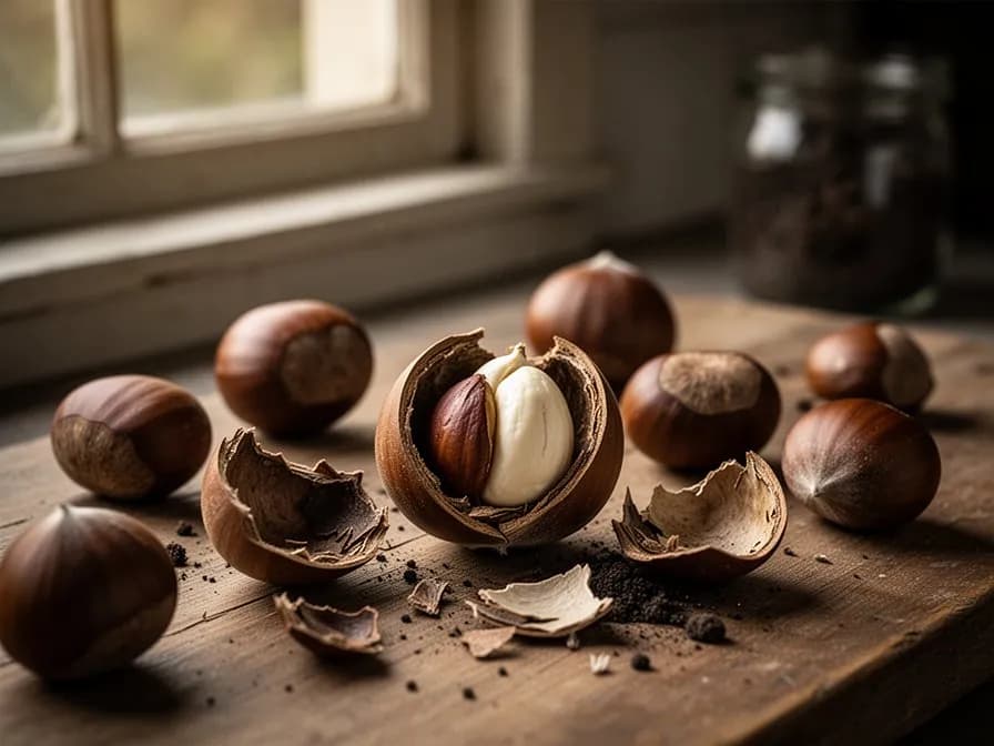 Kastanienmehl-Pfannkuchen