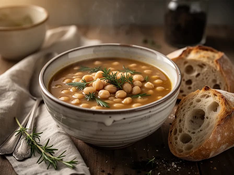 Klassischer selbstgemachter Hummus