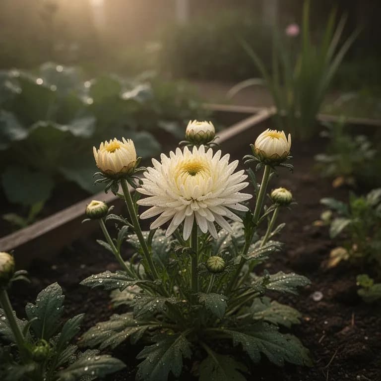 Marcapaginas de aster chino prensado