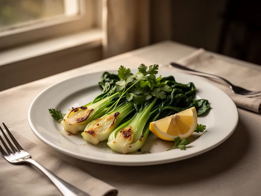 Kantonesischer Knoblauch-Chinesischer-Brokkoli