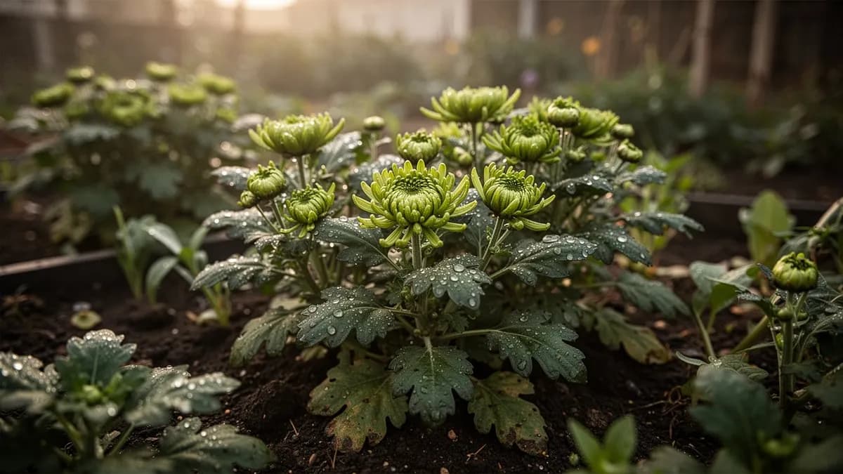 Chrysanthemum-Blattgemüse