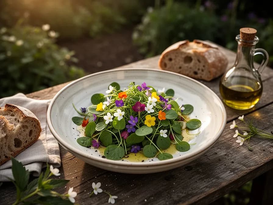 Winter-Tellerkraut-Salat mit Zitrus-Vinaigrette
