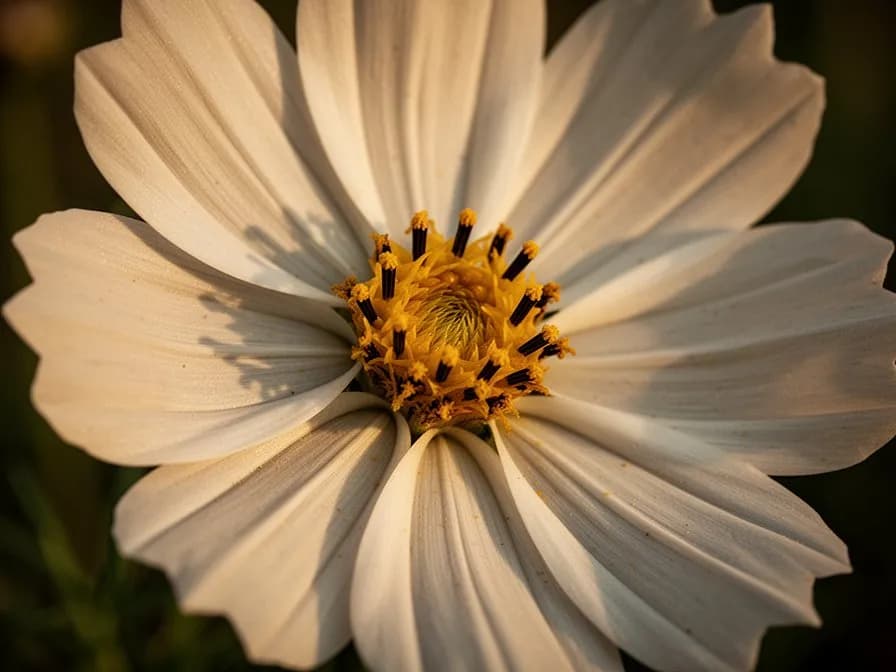 Cosmos-Blüten-Eiswürfel