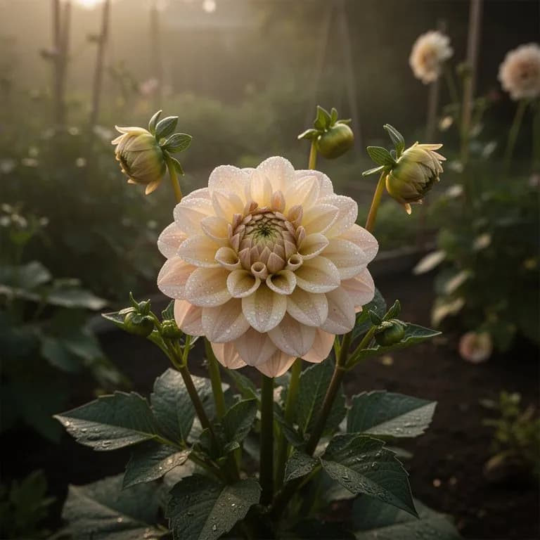 Flor de dalia de plato totalmente abierta de más de 25 cm de ancho con pétalos en capas y color rosa intenso