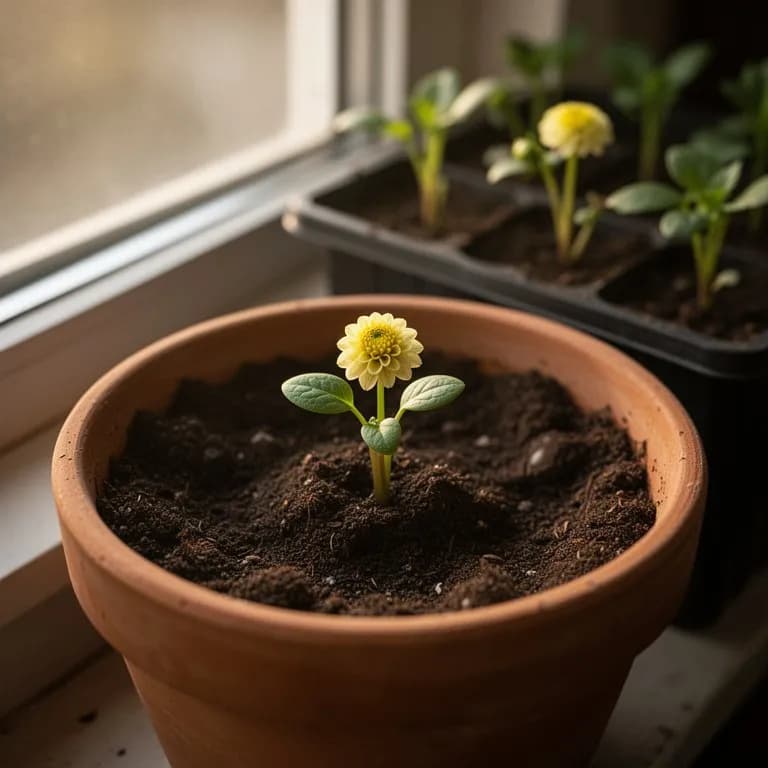 Pompon Dahlia - Tuber Sprouting
