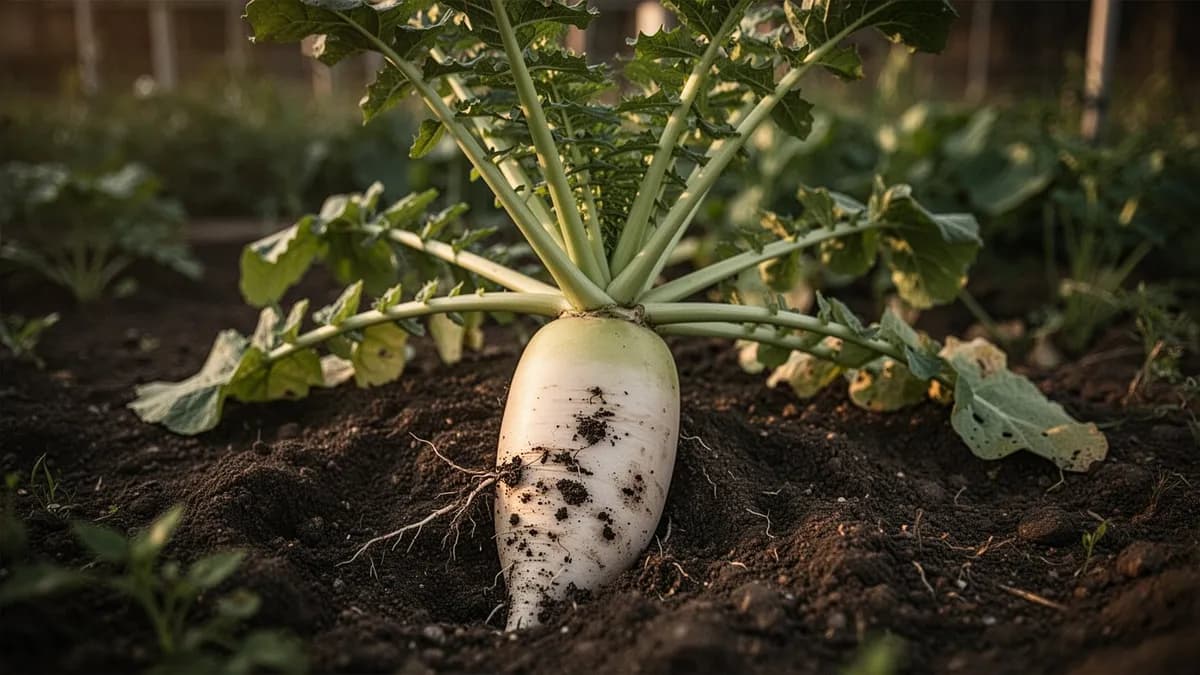 Rábano Daikon Japonés