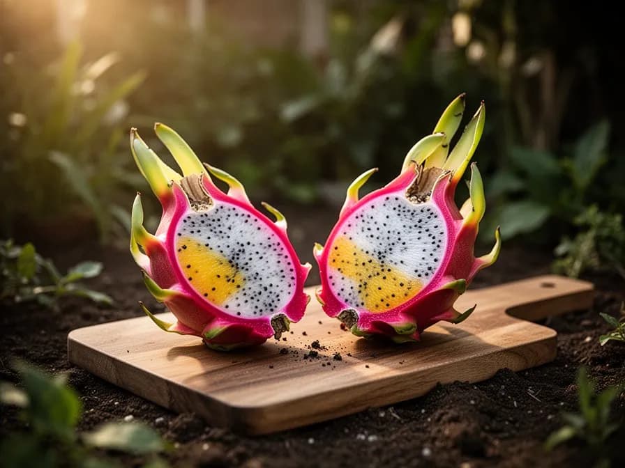 Dragon Fruit and Mango Salsa