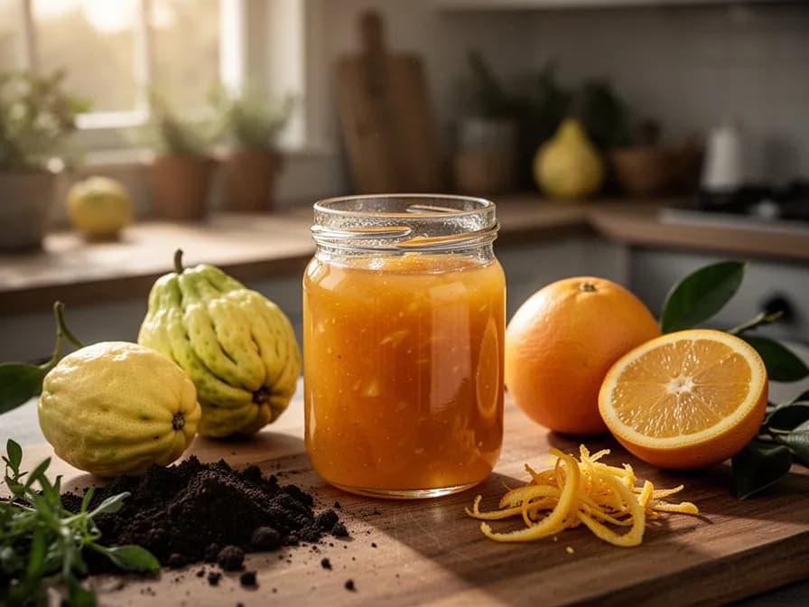 Etrog-Likör (Limoncello-Art)