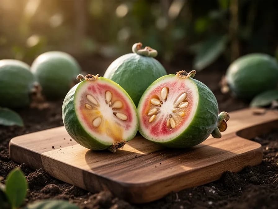Feijoa-Apfel-Crumble