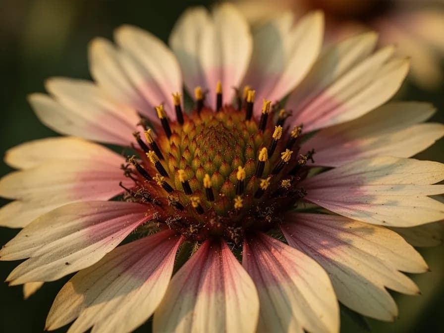 Gaillardia Seed Head Bird Feeder Arrangement