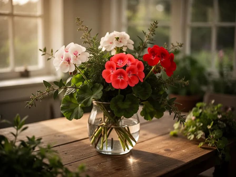 Scented Geranium Herbal Tea