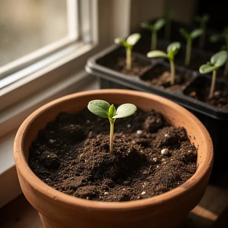 Ginger - Rhizome Sprouting