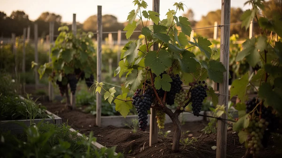 Cabernet Sauvignon Traube - Winterruhe und Dormanz