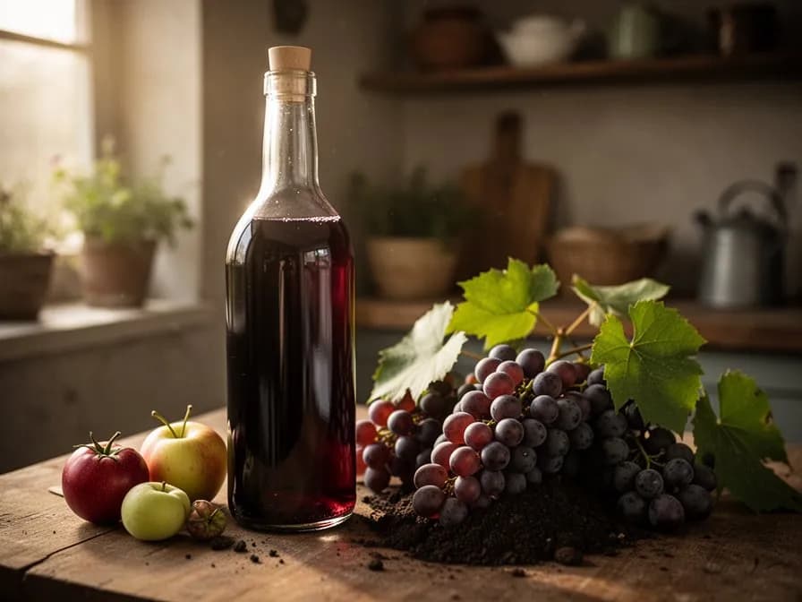 Selbst gepresster Cabernet Sauvignon Saft