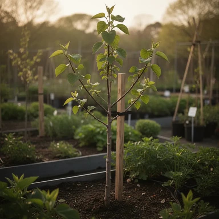 Zürgelbaum-Blätter mit asymmetrischer Basis und gezahntem Rand mit Herbstfärbung