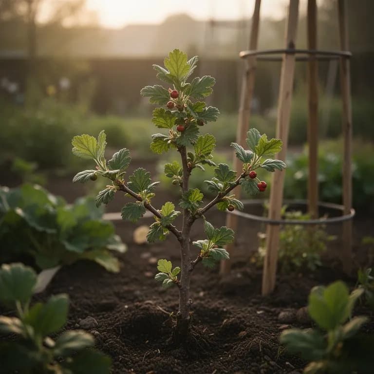 Weißdornbaum mit roten Beeren und orangefarbenem Herbstlaub