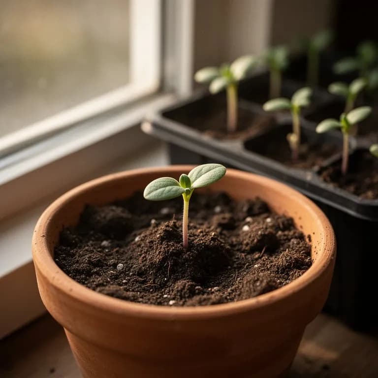 Hisopo Medicinal - Germinación de la semilla