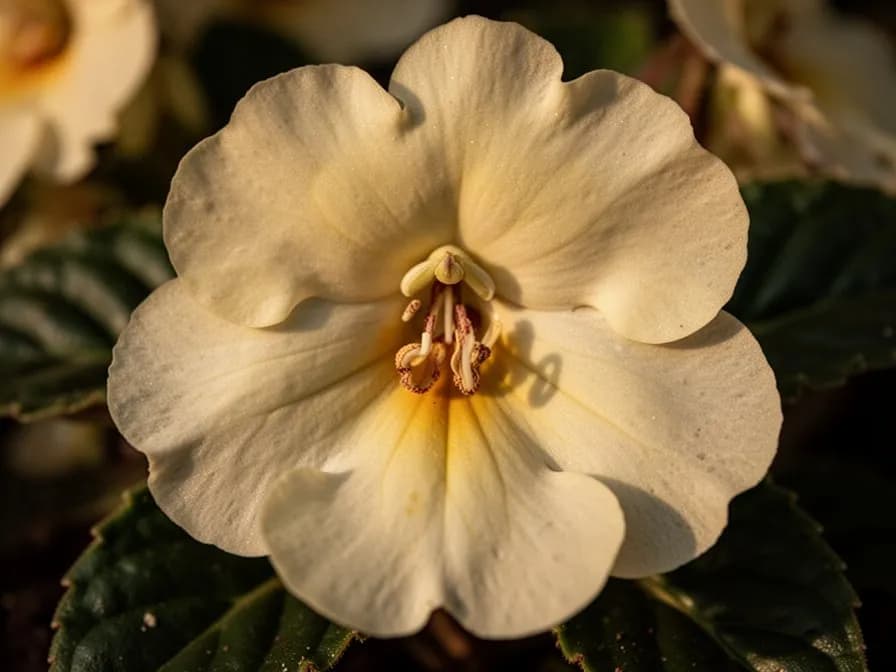 Impatiens Flower Garnish Salad