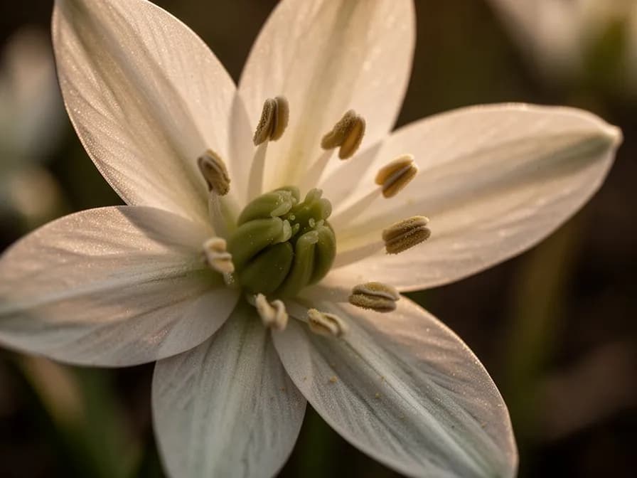 Ipheion verwildert in einer grasigen Wiesenflche mit verstreuten Sternblumen