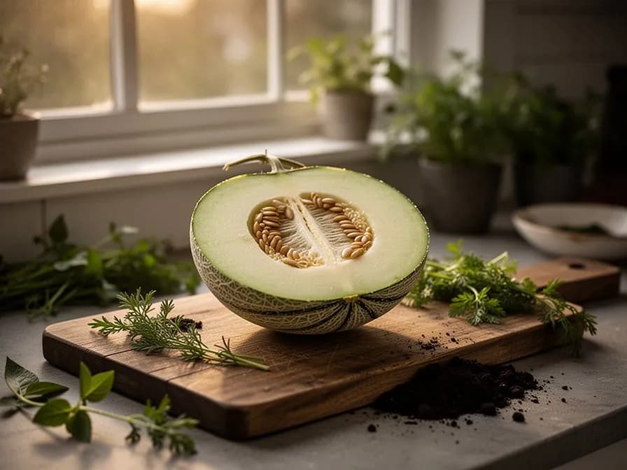 Gekühltes Koreanische-Melonen-Dessert