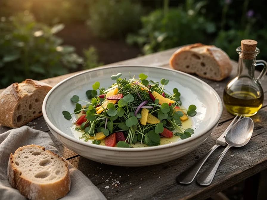 Land Cress and Blue Cheese Winter Salad