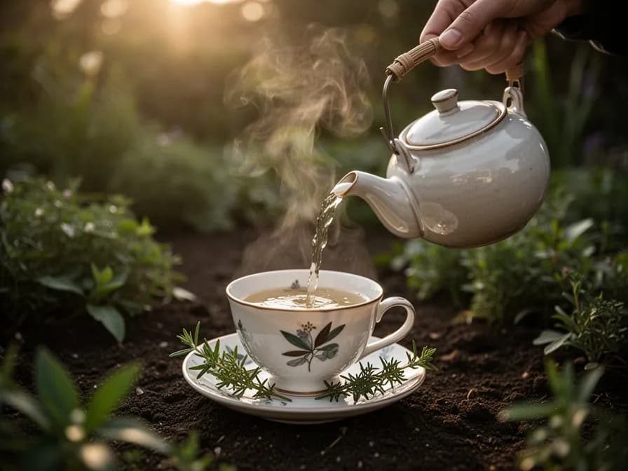 Zitronenmyrten-Kräutertee