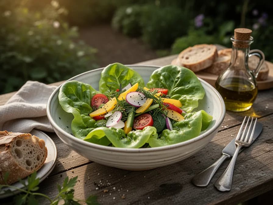 French Butterhead Salad with Dijon Vinaigrette