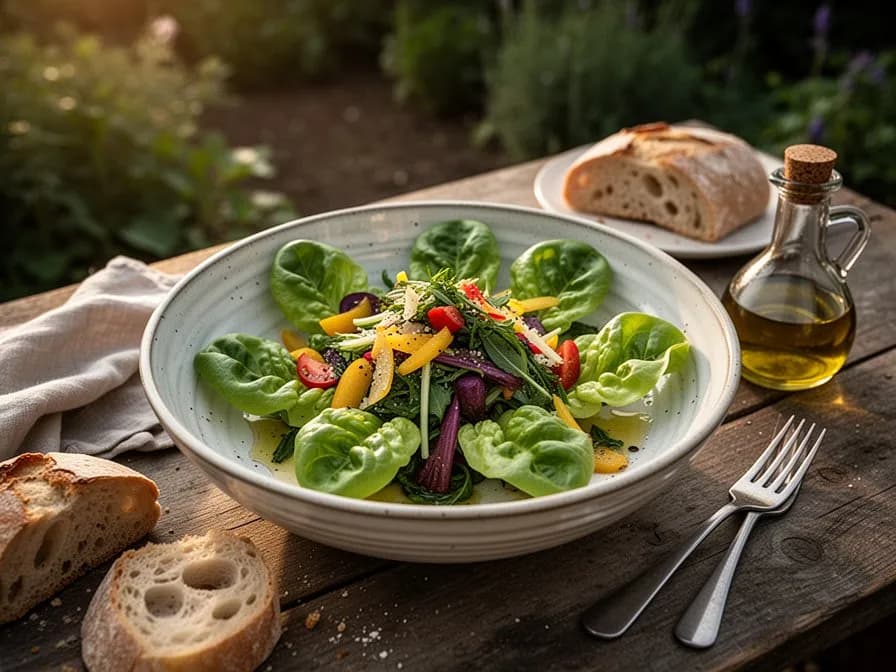 Gegrillter Little Gem mit Sardellen-Dressing
