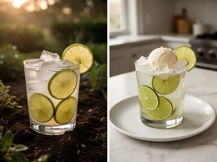 Key lime pie clásica