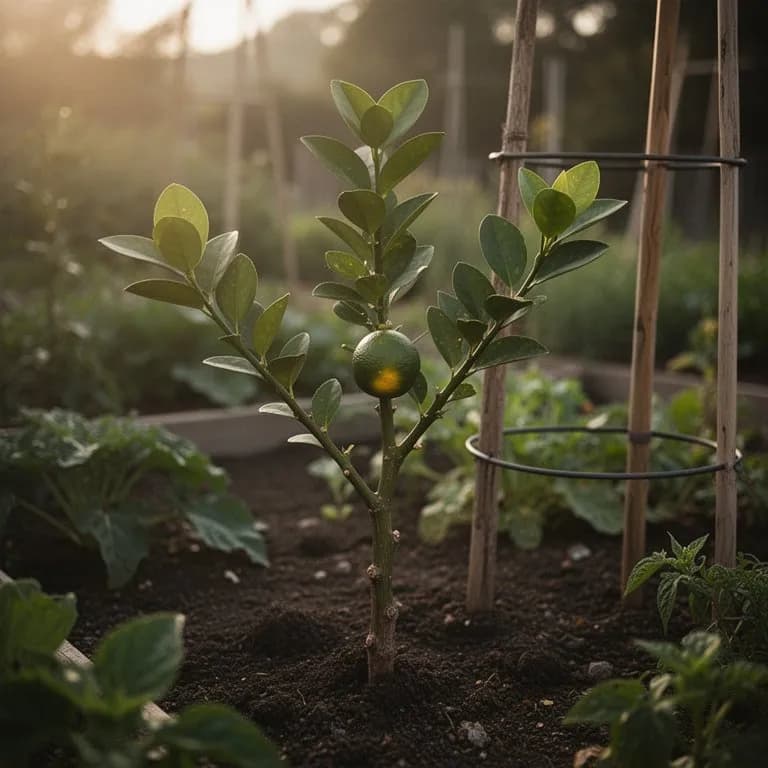 Limequat - Establishment and Root Development